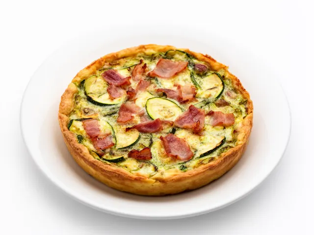 Low FODMAP Bacon and Zucchini Crustless Quiche
