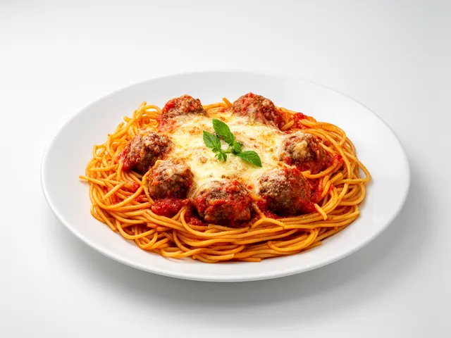 Low FODMAP Baked Spaghetti and Meatballs