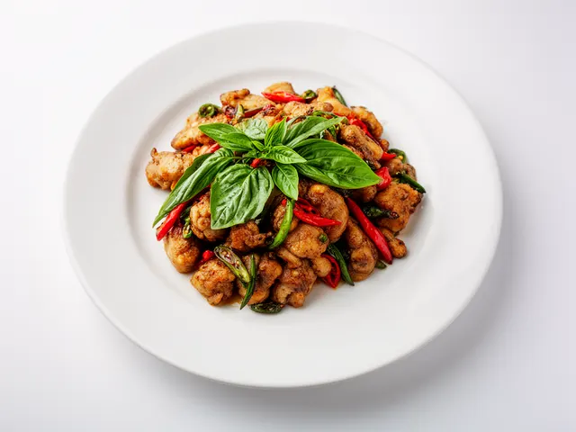 Low FODMAP Basil and Chile Chicken