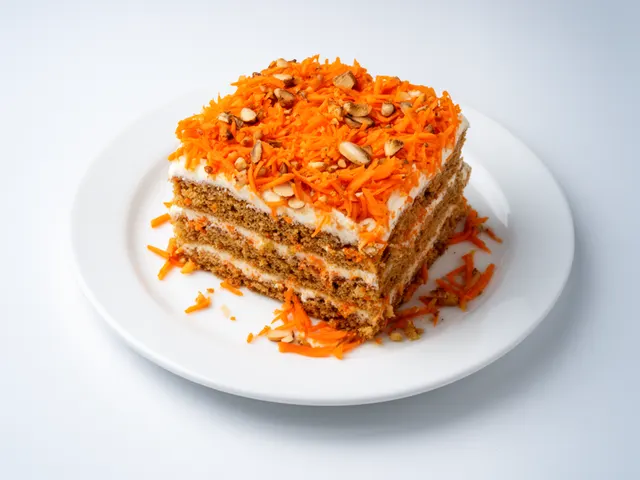 Low FODMAP Carrot Cake with Cream Cheese Frosting