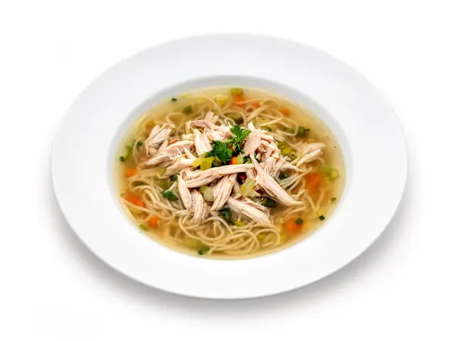Low FODMAP Classic Chicken Noodle Soup