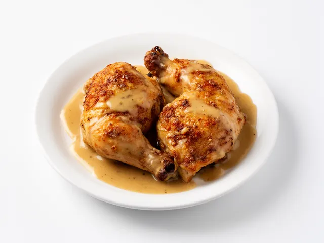 Low FODMAP Crispy Baked Chicken with Gravy