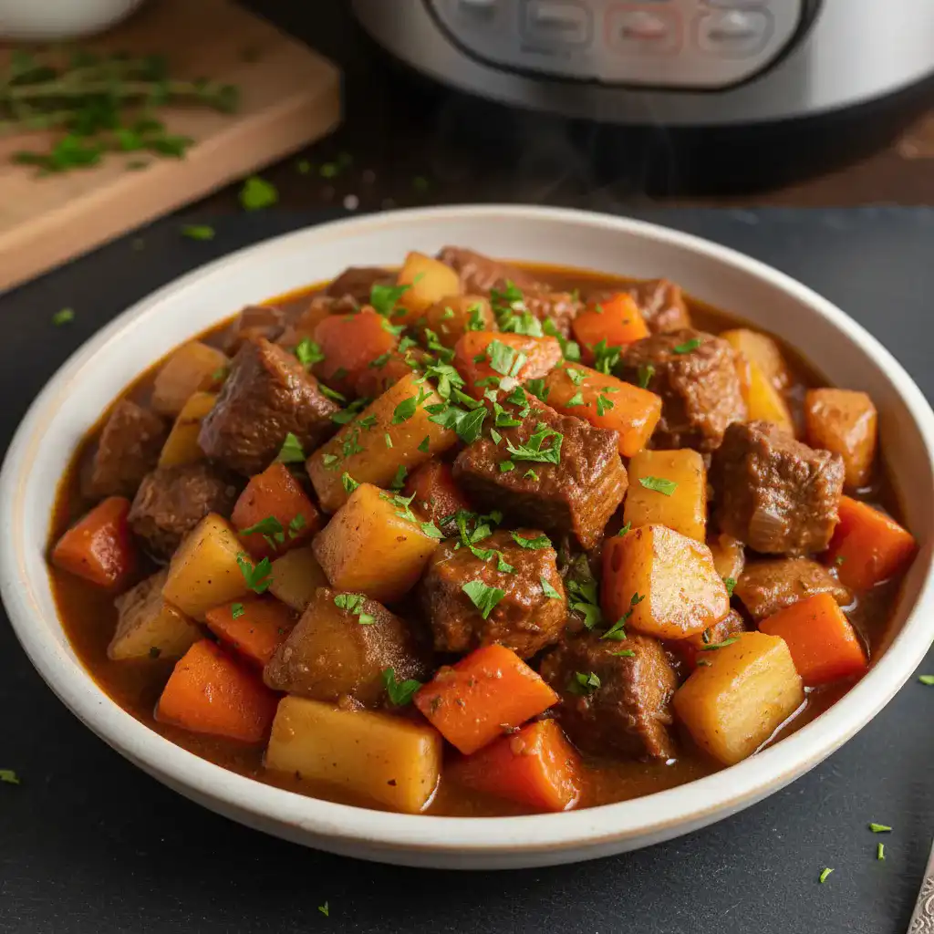 Laag FODMAP Instant Pot Runderstoofpot