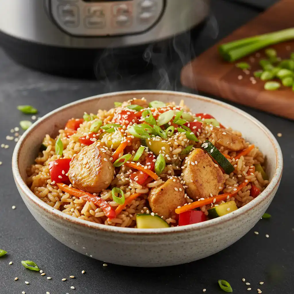 Laag FODMAP Instant Pot Rijstbowls