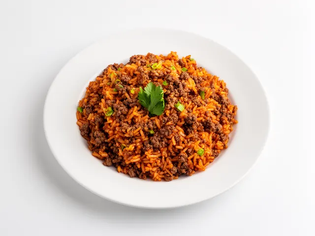 Low FODMAP Mexican-Style Ground Beef and Rice