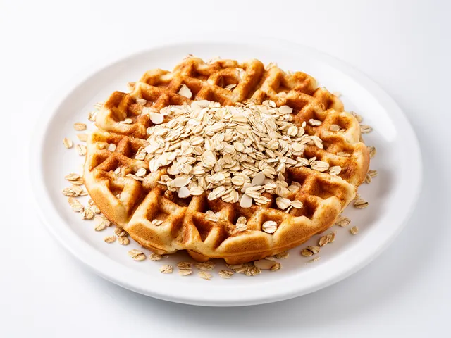 Low FODMAP Oat and Almond Waffles