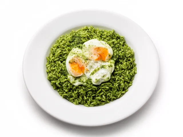 Low FODMAP Pesto Eggs Rice Bowl
