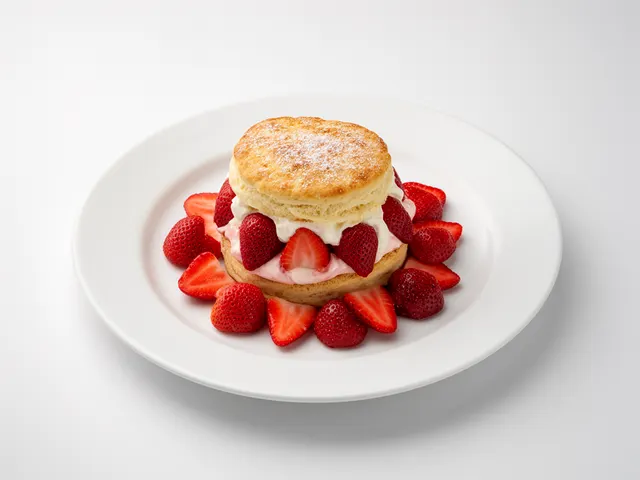 Low FODMAP Strawberry Shortcake